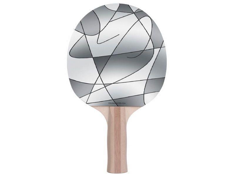 Ping Pong Paddles-ABSTRACT CURVES #2 Ping Pong Paddles-from COLORADDICTED.COM-