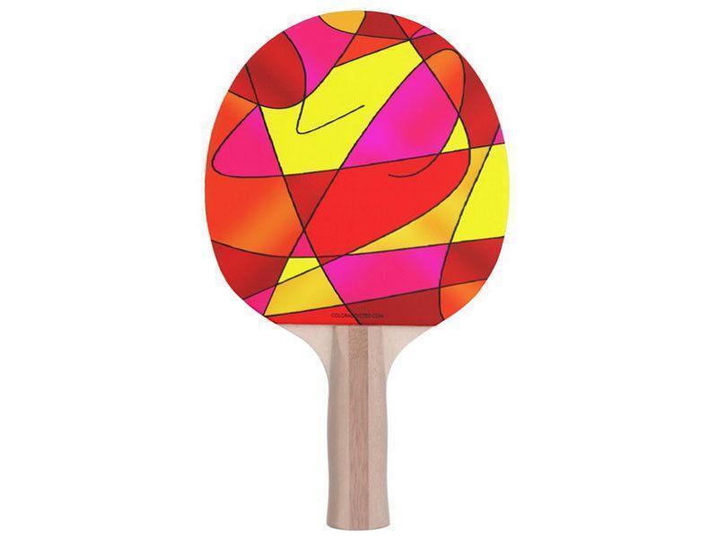 Ping Pong Paddles-ABSTRACT CURVES #2 Ping Pong Paddles-from COLORADDICTED.COM-