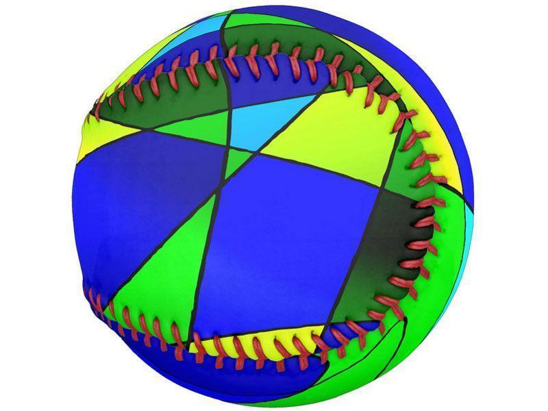 Softballs-ABSTRACT CURVES #2 Softballs-Blues &amp; Greens-from COLORADDICTED.COM-