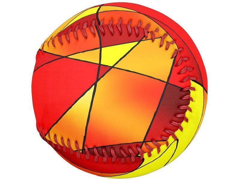 Softballs-ABSTRACT CURVES #2 Softballs-Reds &amp; Oranges &amp; Yellows-from COLORADDICTED.COM-