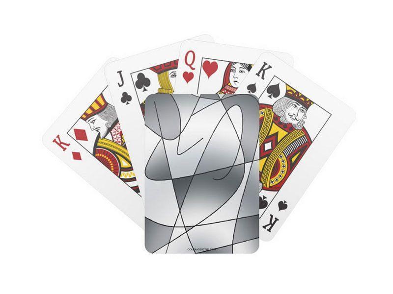 Playing Cards-ABSTRACT CURVES #2 Standard Playing Cards-from COLORADDICTED.COM-