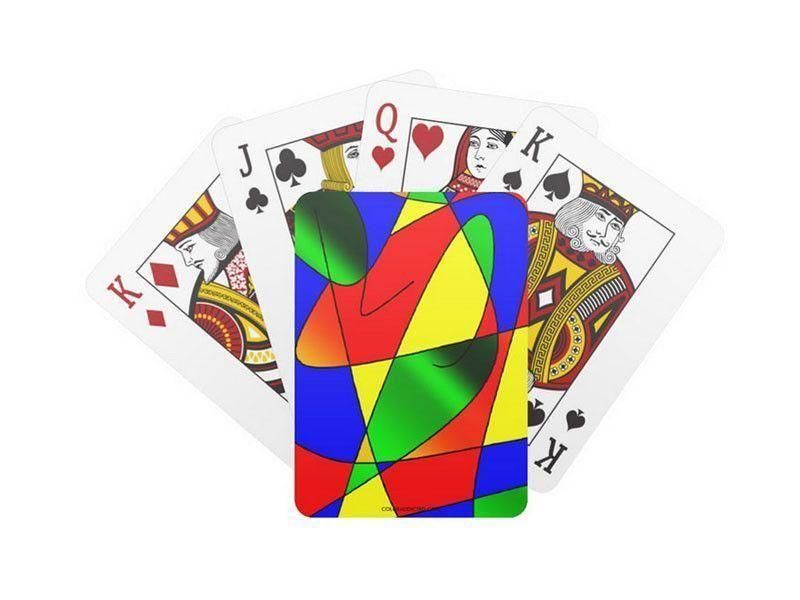 Playing Cards-ABSTRACT CURVES #2 Standard Playing Cards-from COLORADDICTED.COM-