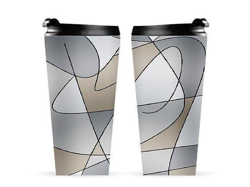Travel Mugs-ABSTRACT CURVES #2 Travel Mugs-from COLORADDICTED.COM-