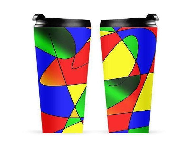 Travel Mugs-ABSTRACT CURVES #2 Travel Mugs-from COLORADDICTED.COM-