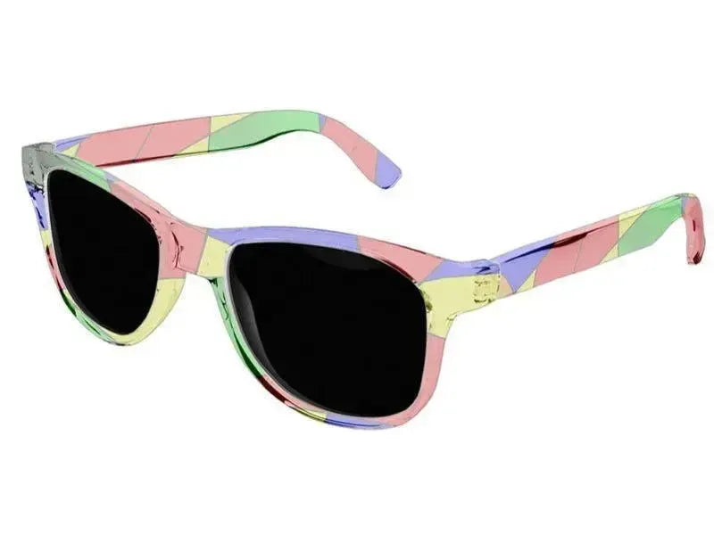 Wayfarer Sunglasses-ABSTRACT CURVES #2 Wayfarer Sunglasses (transparent background)-from COLORADDICTED.COM-
