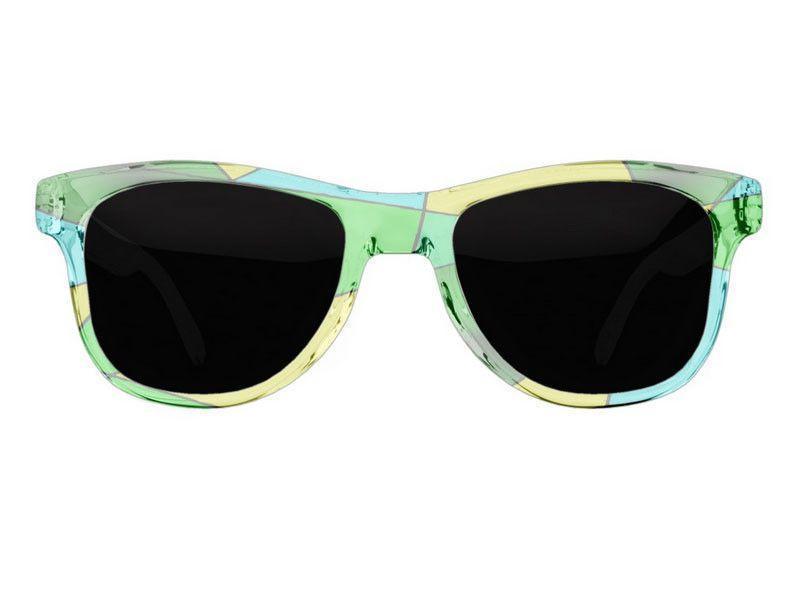 Wayfarer Sunglasses-ABSTRACT CURVES #2 Wayfarer Sunglasses (transparent background)-from COLORADDICTED.COM-