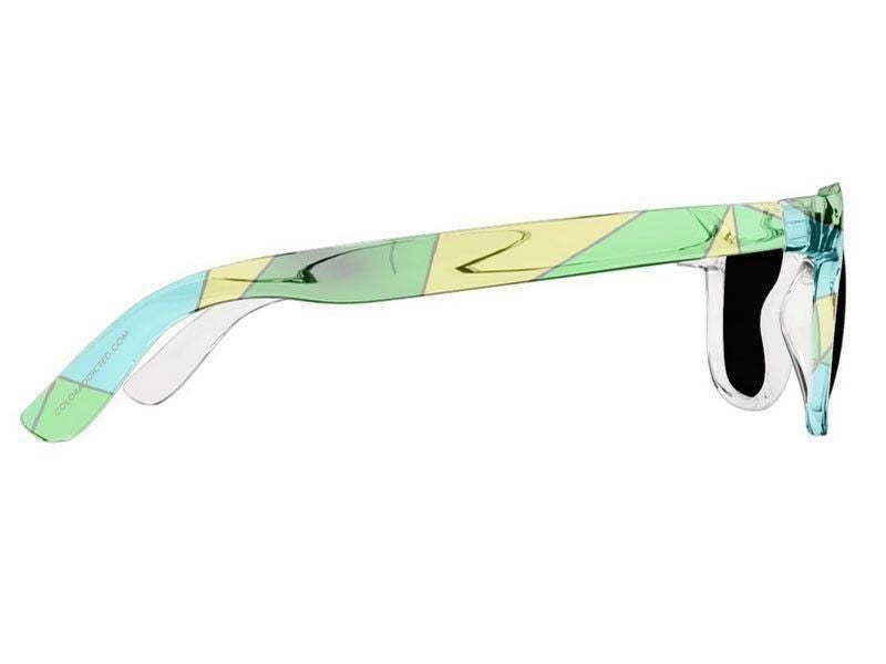 Wayfarer Sunglasses-ABSTRACT CURVES #2 Wayfarer Sunglasses (transparent background)-from COLORADDICTED.COM-
