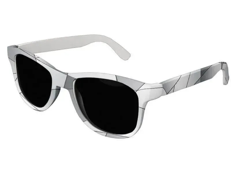 Wayfarer Sunglasses-ABSTRACT CURVES #2 Wayfarer Sunglasses (white background)-from COLORADDICTED.COM-
