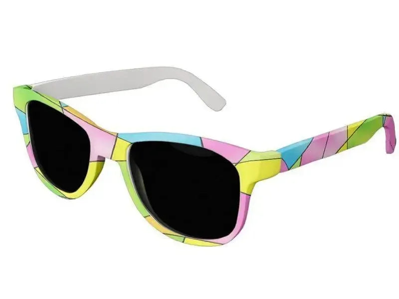 Wayfarer Sunglasses-ABSTRACT CURVES #2 Wayfarer Sunglasses (white background)-from COLORADDICTED.COM-