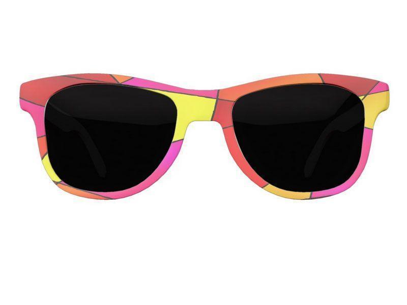 Wayfarer Sunglasses-ABSTRACT CURVES #2 Wayfarer Sunglasses (white background)-from COLORADDICTED.COM-