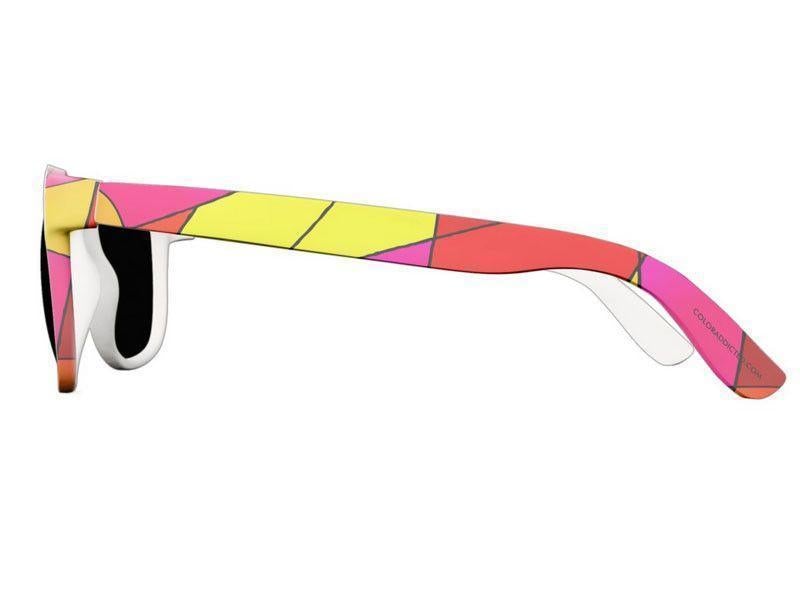 Wayfarer Sunglasses-ABSTRACT CURVES #2 Wayfarer Sunglasses (white background)-from COLORADDICTED.COM-