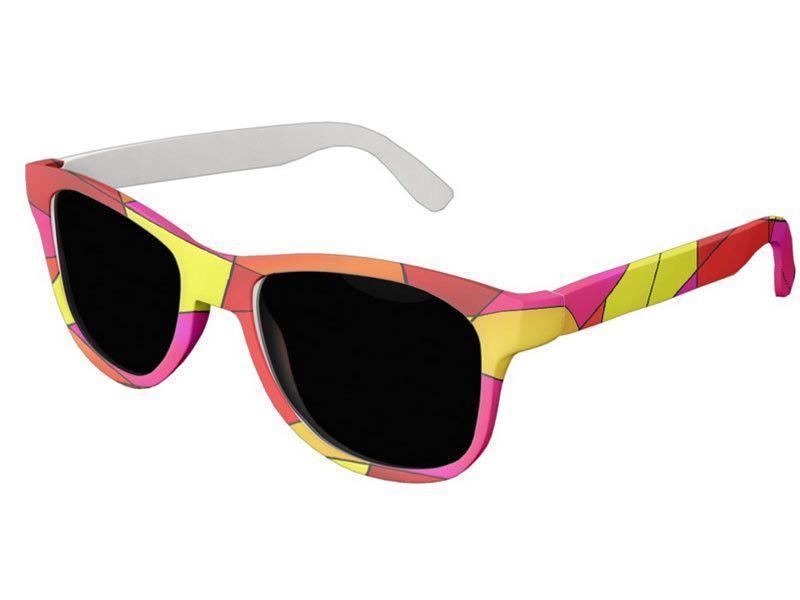 Wayfarer Sunglasses-ABSTRACT CURVES #2 Wayfarer Sunglasses (white background)-from COLORADDICTED.COM-