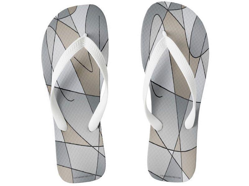 Flip Flops-ABSTRACT CURVES #2 Wide-Strap Flip Flops-from COLORADDICTED.COM-