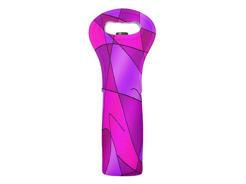 Wine Totes-ABSTRACT CURVES #2 Wine Totes-from COLORADDICTED.COM-