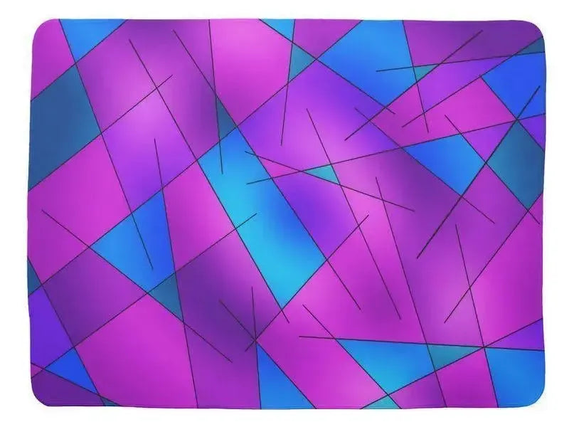 Baby Blankets-ABSTRACT LINES #1 Baby Blankets-from COLORADDICTED.COM-