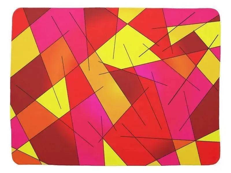 Baby Blankets-ABSTRACT LINES #1 Baby Blankets-from COLORADDICTED.COM-