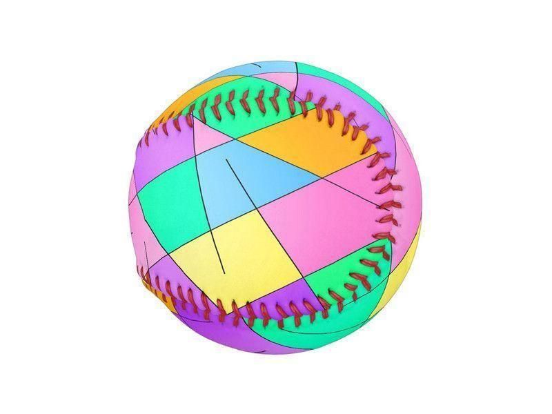 Baseballs-ABSTRACT LINES #1 Baseballs-Multicolor Light-from COLORADDICTED.COM-