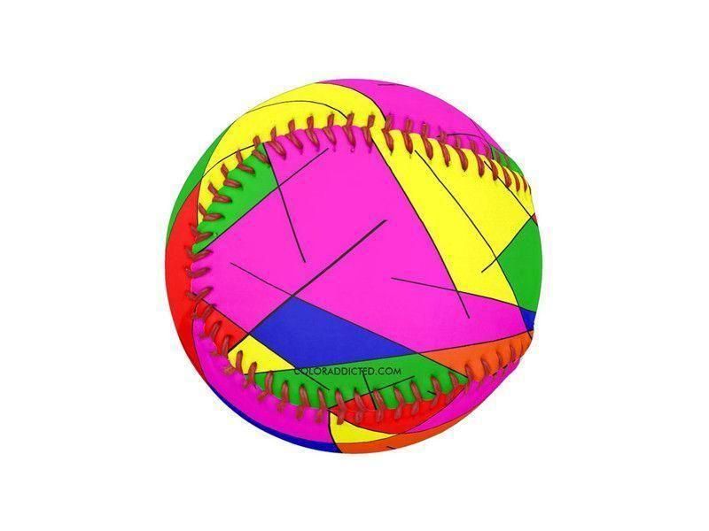 Baseballs-ABSTRACT LINES #1 Baseballs-from COLORADDICTED.COM-