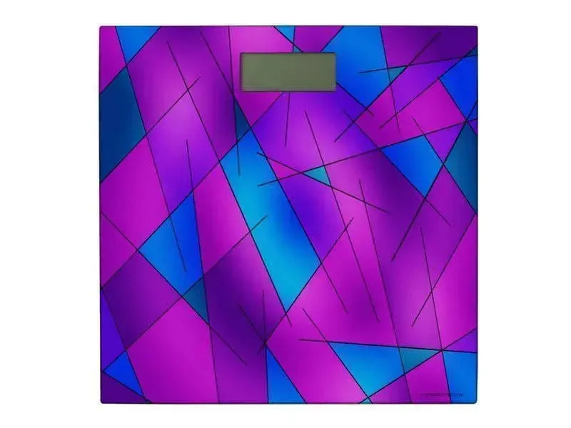 Bathroom Scales-ABSTRACT LINES #1 Bathroom Scales-from COLORADDICTED.COM-