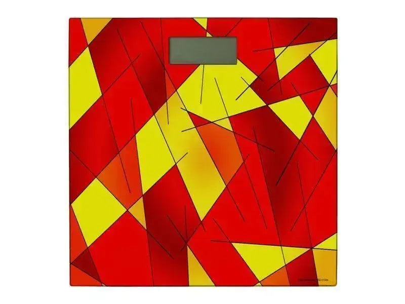 Bathroom Scales-ABSTRACT LINES #1 Bathroom Scales-from COLORADDICTED.COM-