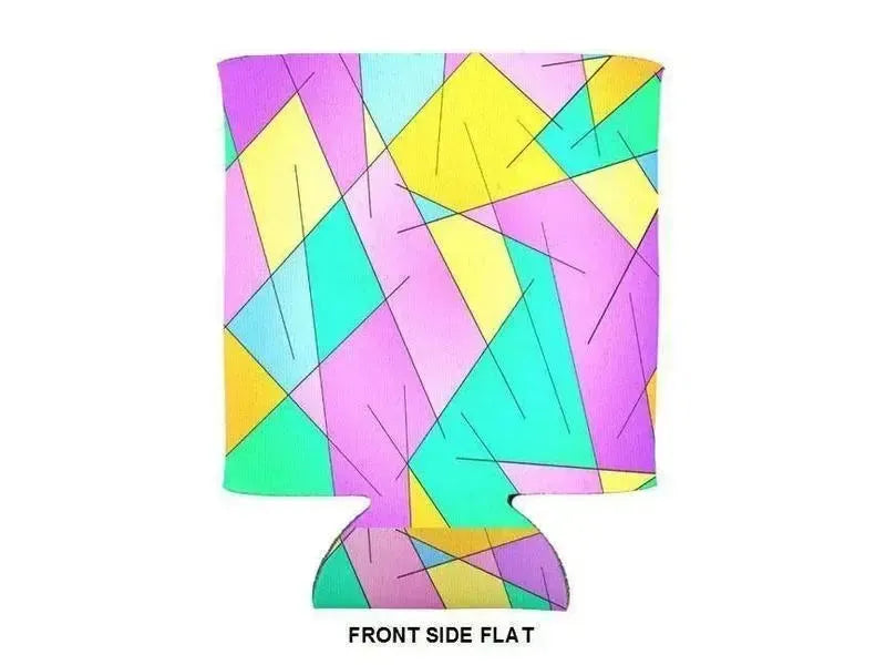 Can Cooler Sleeves – Can Koozies-ABSTRACT LINES #1 Bottle & Can Cooler Sleeves – Bottle & Can Koozies-from COLORADDICTED.COM-