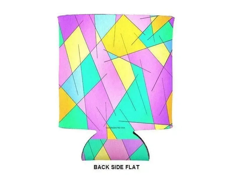 Can Cooler Sleeves – Can Koozies-ABSTRACT LINES #1 Bottle & Can Cooler Sleeves – Bottle & Can Koozies-from COLORADDICTED.COM-