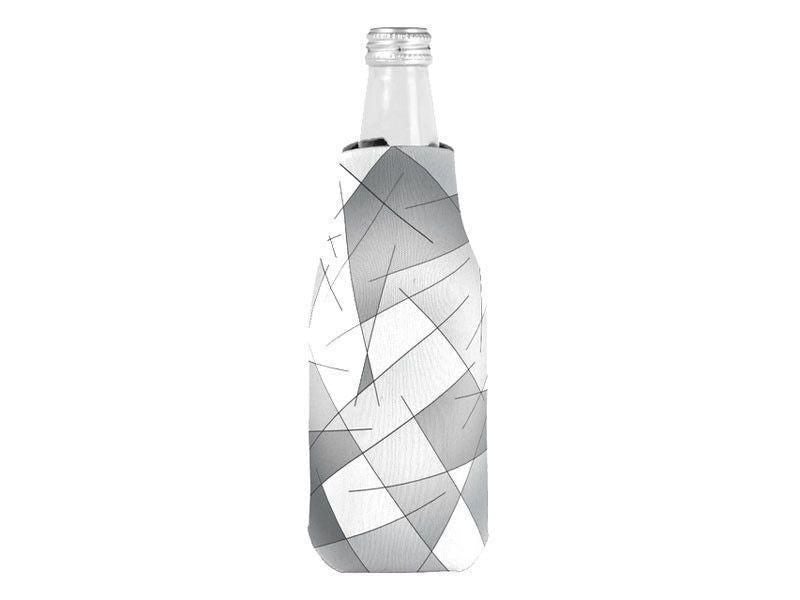 Bottle Cooler Sleeves – Bottle Koozies-ABSTRACT LINES #1 Bottle Cooler Sleeves – Bottle Koozies-from COLORADDICTED.COM-