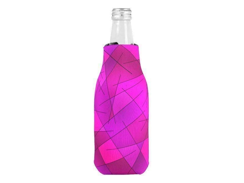 Bottle Cooler Sleeves – Bottle Koozies-ABSTRACT LINES #1 Bottle Cooler Sleeves – Bottle Koozies-from COLORADDICTED.COM-