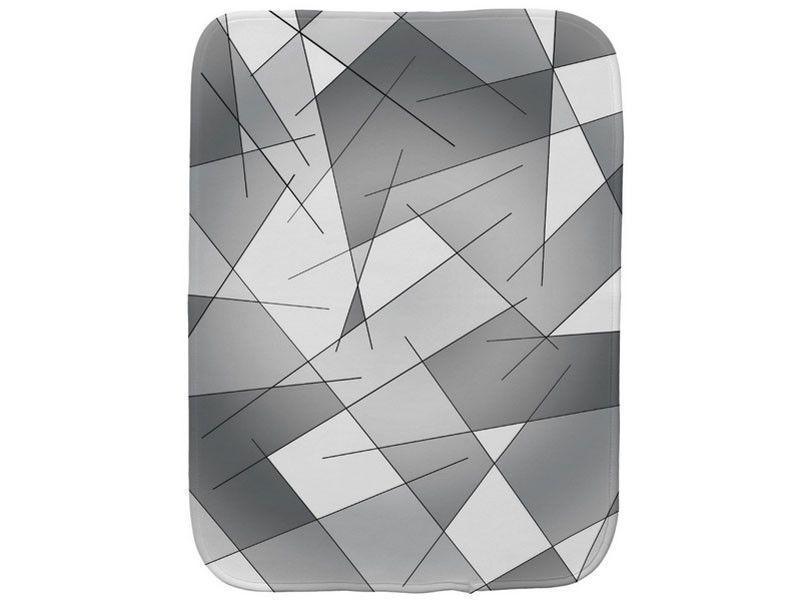 Burp Cloths-ABSTRACT LINES #1 Burp Cloths-Grays &amp; White-from COLORADDICTED.COM-