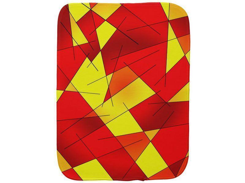 Burp Cloths-ABSTRACT LINES #1 Burp Cloths-Reds, Oranges &amp; Yellows-from COLORADDICTED.COM-