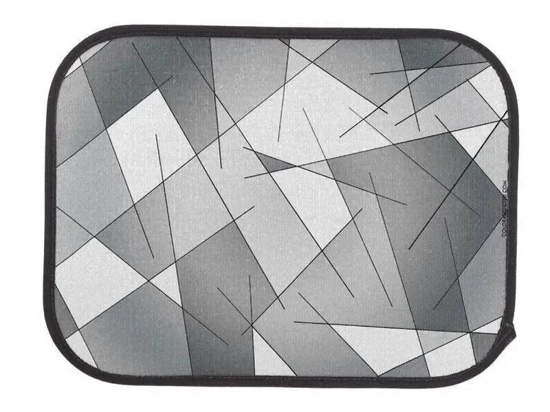 Car Mats-ABSTRACT LINES #1 Car Mats Sets-Grays & White-from COLORADDICTED.COM-