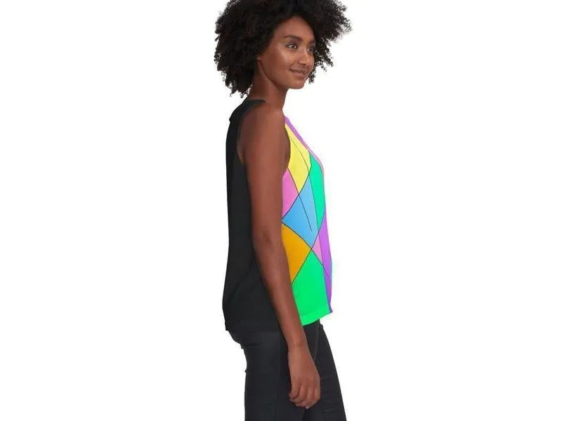 Contrast Tanks-ABSTRACT LINES #1 Contrast Tanks-from COLORADDICTED.COM-