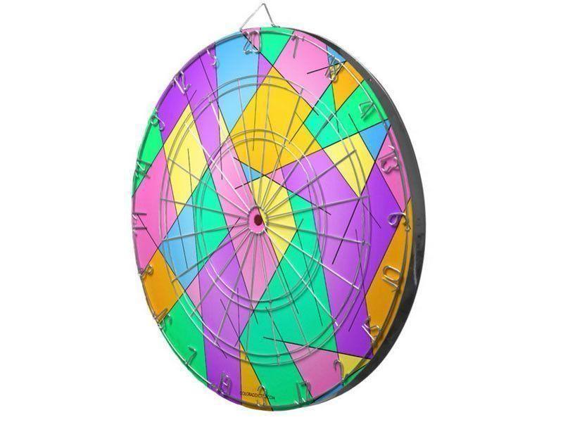 Dartboards-ABSTRACT LINES #1 Dartboards (includes 6 Darts)-Multicolor Light-from COLORADDICTED.COM-