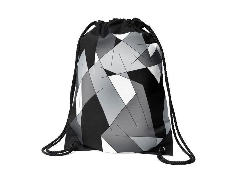 Drawstring Bags-ABSTRACT LINES #1 Drawstring Bags-from COLORADDICTED.COM-