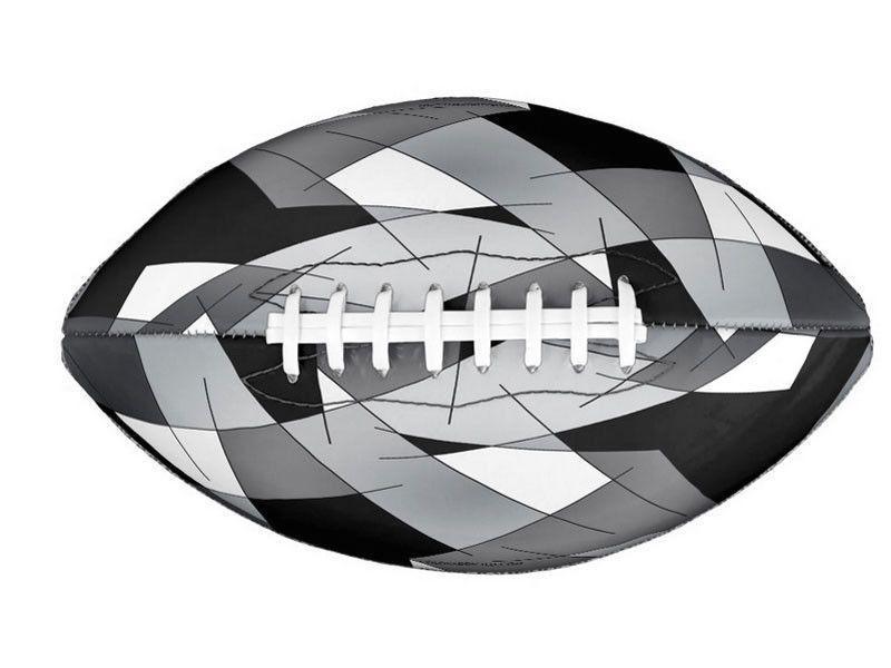 Footballs-ABSTRACT LINES #1 Footballs & Mini Footballs-from COLORADDICTED.COM-