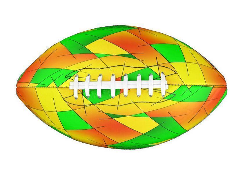 Footballs-ABSTRACT LINES #1 Footballs & Mini Footballs-from COLORADDICTED.COM-