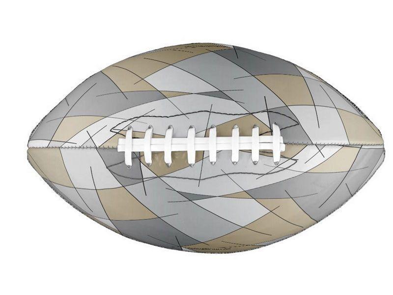 Footballs-ABSTRACT LINES #1 Footballs & Mini Footballs-from COLORADDICTED.COM-