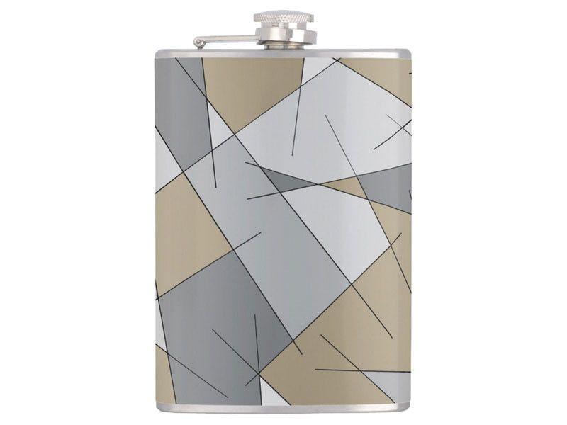Hip Flasks-ABSTRACT LINES #1 Hip Flasks-from COLORADDICTED.COM-