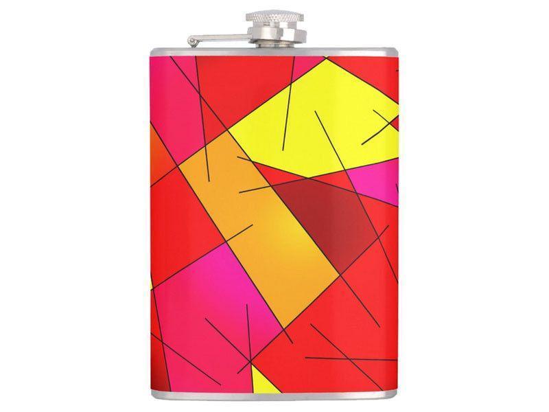 Hip Flasks-ABSTRACT LINES #1 Hip Flasks-from COLORADDICTED.COM-