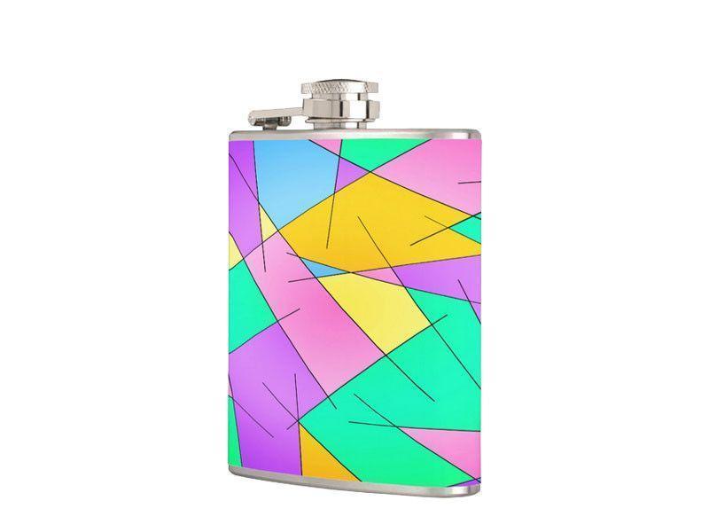 Hip Flasks-ABSTRACT LINES #1 Hip Flasks-from COLORADDICTED.COM-
