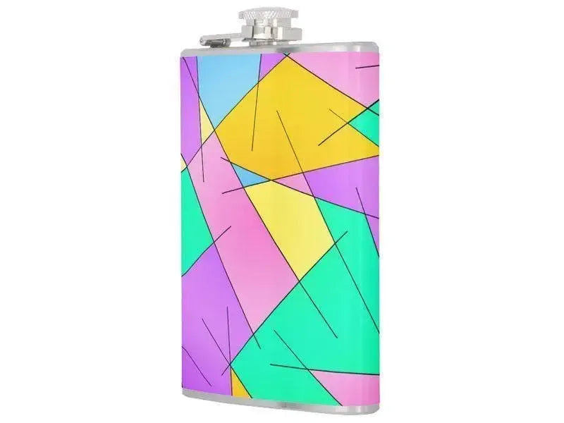 Hip Flasks-ABSTRACT LINES #1 Hip Flasks-from COLORADDICTED.COM-