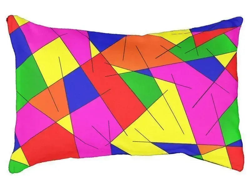 Dog Beds-ABSTRACT LINES #1 Indoor/Outdoor Dog Beds-from COLORADDICTED.COM-