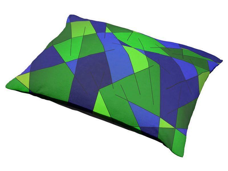 Dog Beds-ABSTRACT LINES #1 Indoor/Outdoor Dog Beds-from COLORADDICTED.COM-