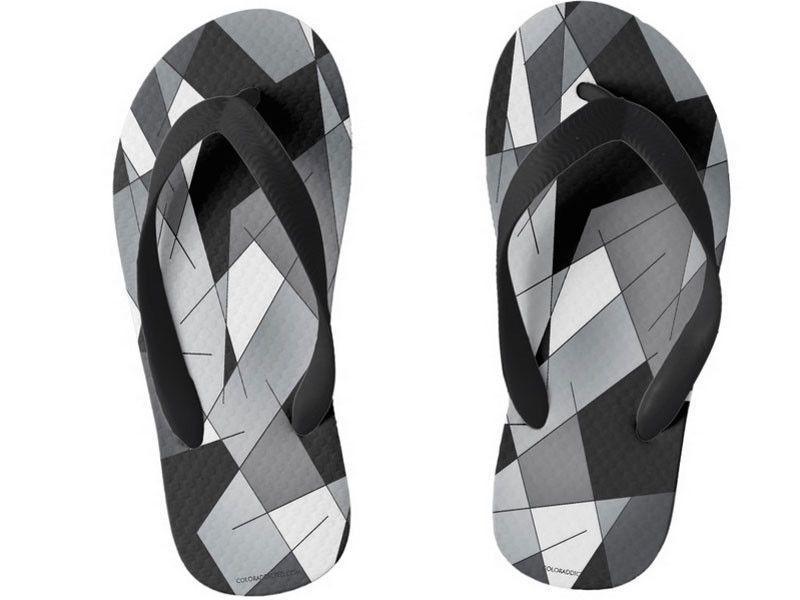 Kids Flip Flops-ABSTRACT LINES #1 Kids Flip Flops-from COLORADDICTED.COM-