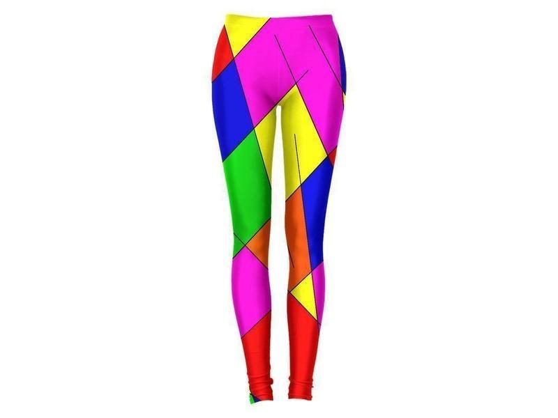 Leggings-ABSTRACT LINES #1 Leggings-Multicolor Bright-from COLORADDICTED.COM-