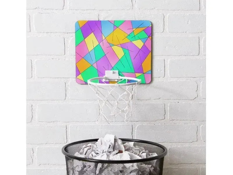 Mini Basketball Hoops-ABSTRACT LINES #1 Mini Basketball Hoops-from COLORADDICTED.COM-