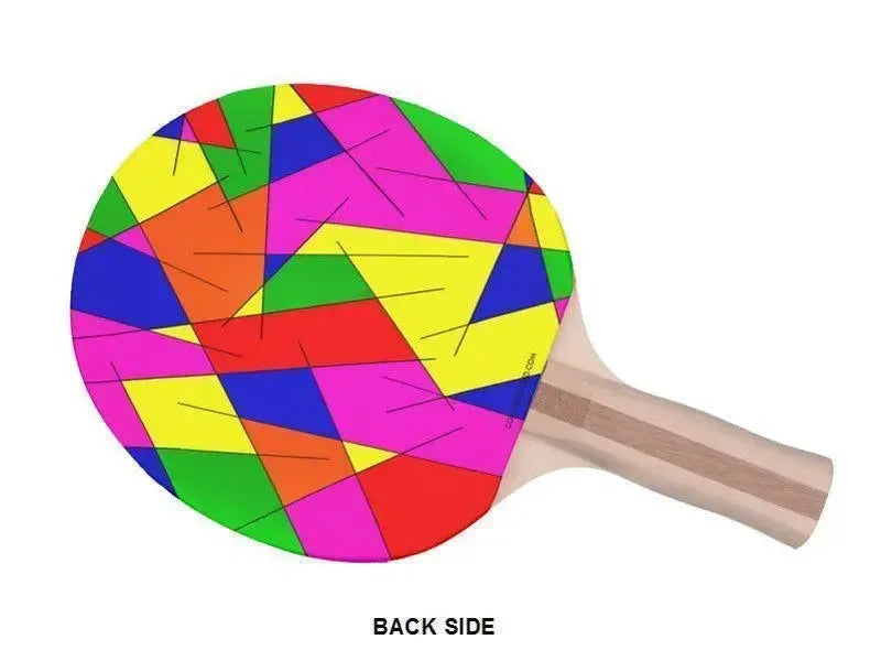 Ping Pong Paddles-ABSTRACT LINES #1 Ping Pong Paddles-from COLORADDICTED.COM-