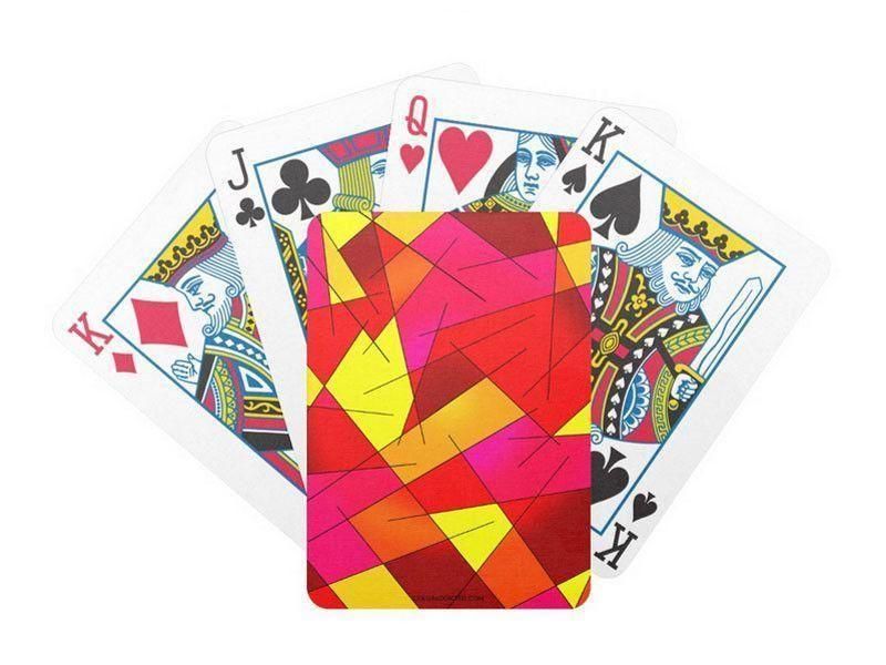 Playing Cards-ABSTRACT LINES #1 Premium Bicycle® Playing Cards-from COLORADDICTED.COM-