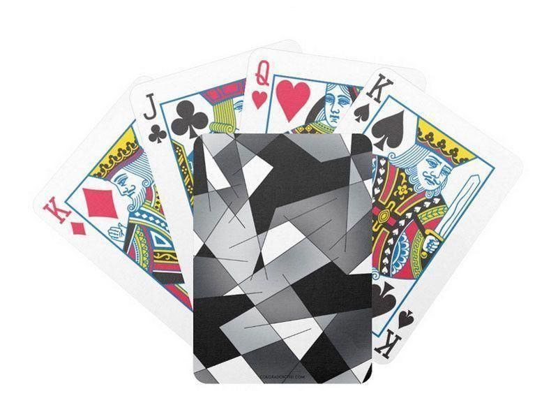 Playing Cards-ABSTRACT LINES #1 Premium Bicycle® Playing Cards-from COLORADDICTED.COM-