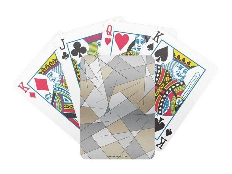 Playing Cards-ABSTRACT LINES #1 Premium Bicycle® Playing Cards-from COLORADDICTED.COM-